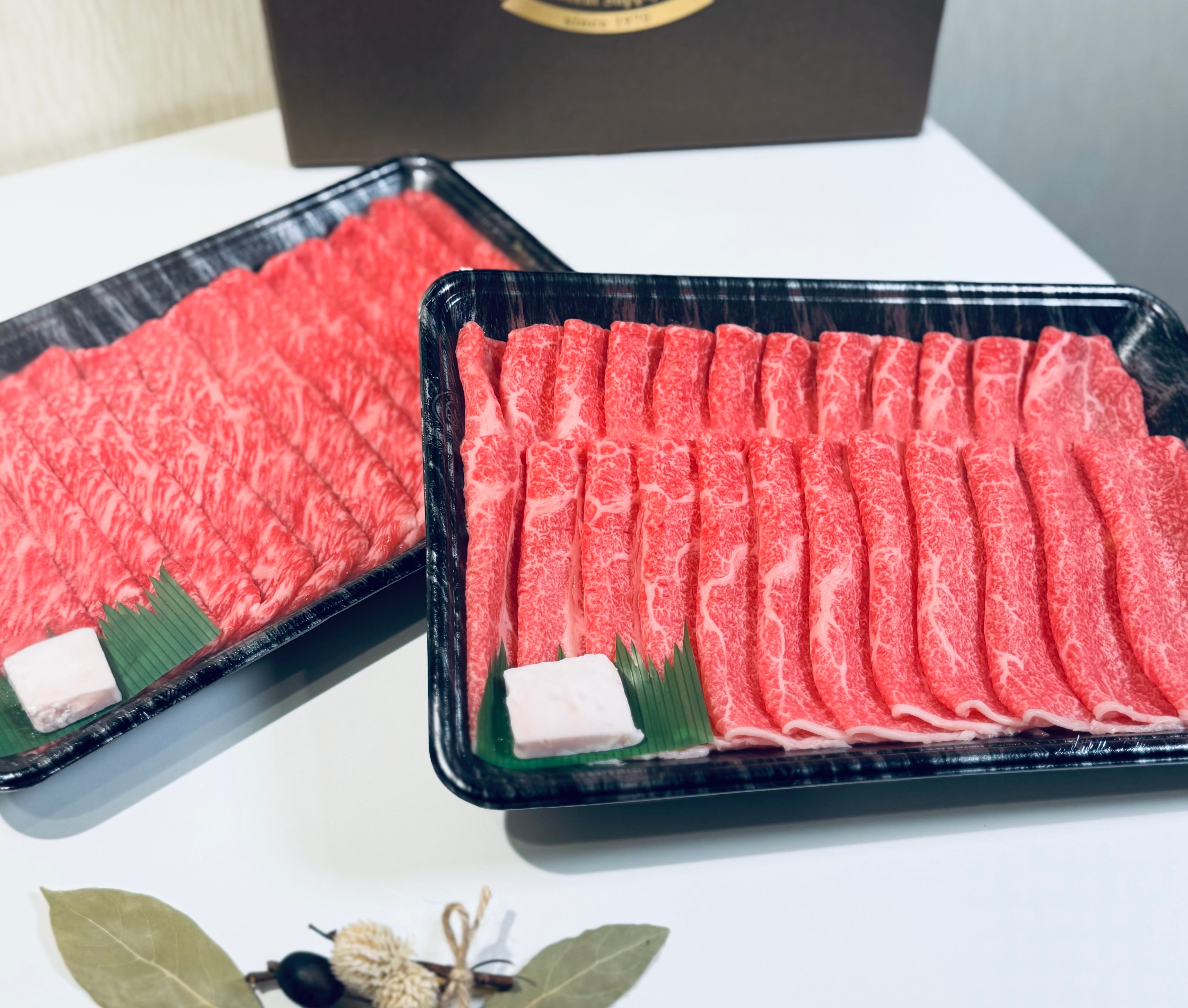 【厳選和牛外モモ使用】赤身すき焼き用(送料無料)